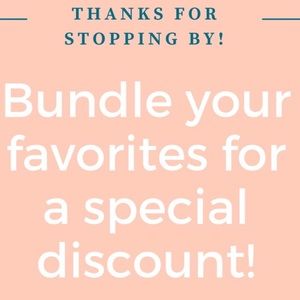 Create a bundle for a special discount 😘